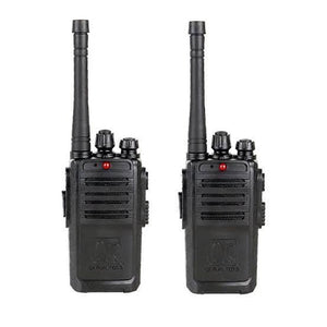 New Portable Black Walkie Talkie Pair With Batteries – Battery Operated